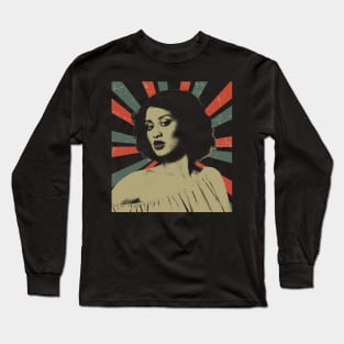 Hyman Phyllis || Vintage Art Design || Exclusive Art Long Sleeve T-Shirt